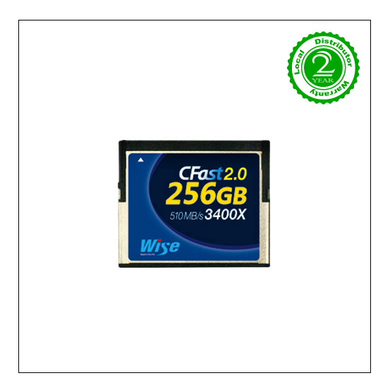 Wise CFast 2.0 256GB Memory Card (for Blackmagic Camera) > Memory